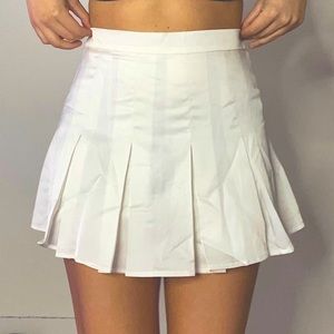 White Skater Skirt